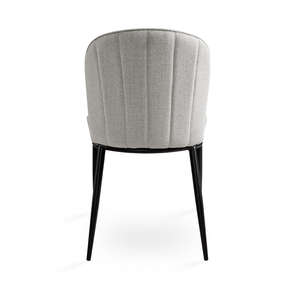 Angie Dining Chair: Grey Linen